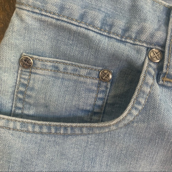 Vintage 90s Xhilaration high waisted jean shorts - Picture 3 of 12